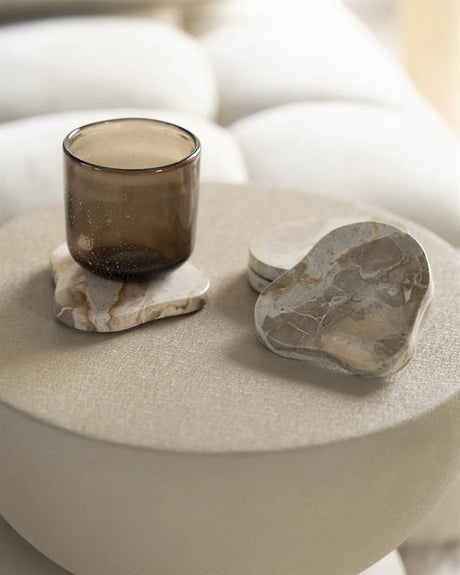 Glassunderlegg Marrone sett med 4 By-Boo Serveringsbrett