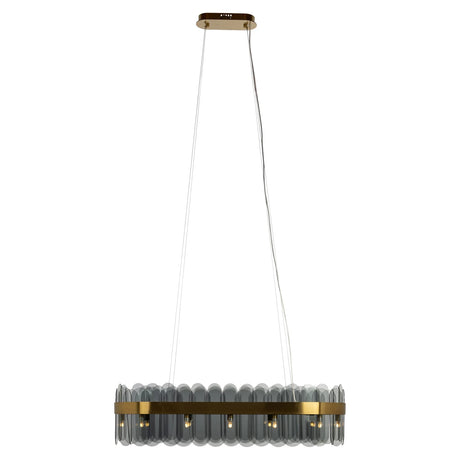 Lysekrone Julio børstet gull Richmond Interiors Taklampe