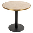 Bistrobord Brazza beige 80Ø Richmond Interiors Bordlampe
