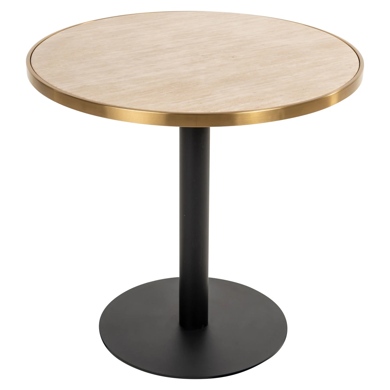 Bistrobord Brazza beige 80Ø Richmond Interiors Bordlampe