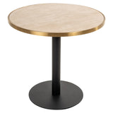 Bistrobord Brazza beige 80Ø Richmond Interiors Bordlampe