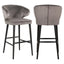 Barstol Indigo stein fløyel Richmond Interiors Barstol