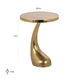 Endebord Dolphin gull Richmond Interiors Sidebord