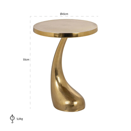 Endebord Dolphin gull Richmond Interiors Sidebord