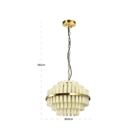 Chandelier Zerine hvit Richmond Interiors Taklampe