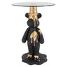 Endebord Ice bear svart/gull Richmond Interiors Sidebord