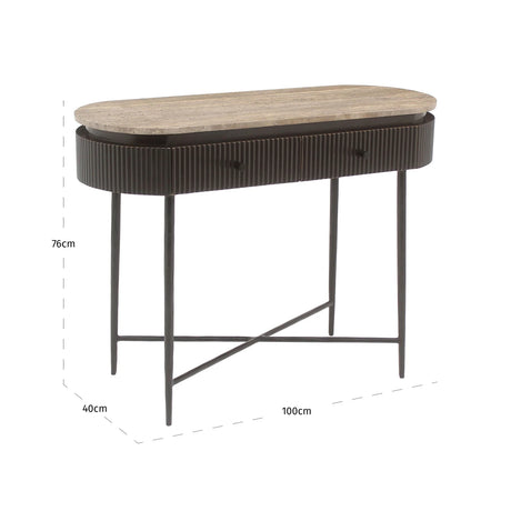 Console Russo askebrun Richmond Interiors Konsollbord