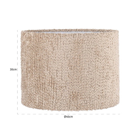 Lampeskjerm Emily nydelig beige 40Ø Richmond Interiors Lampeskjerm