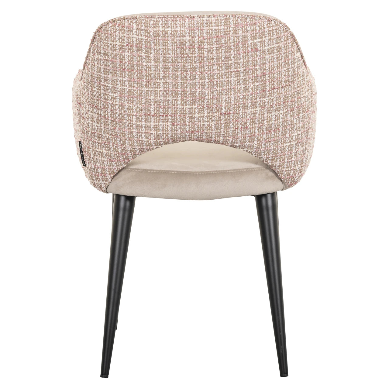 Spisestol Giovanna trendy rose / khaki fløyel Richmond Interiors Spisestol