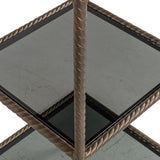 Displayskap Sheridon gull Richmond Interiors Vitrineskap