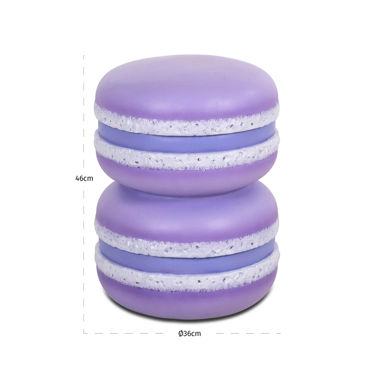 Endebord Macarons lilla Richmond Interiors Sidebord