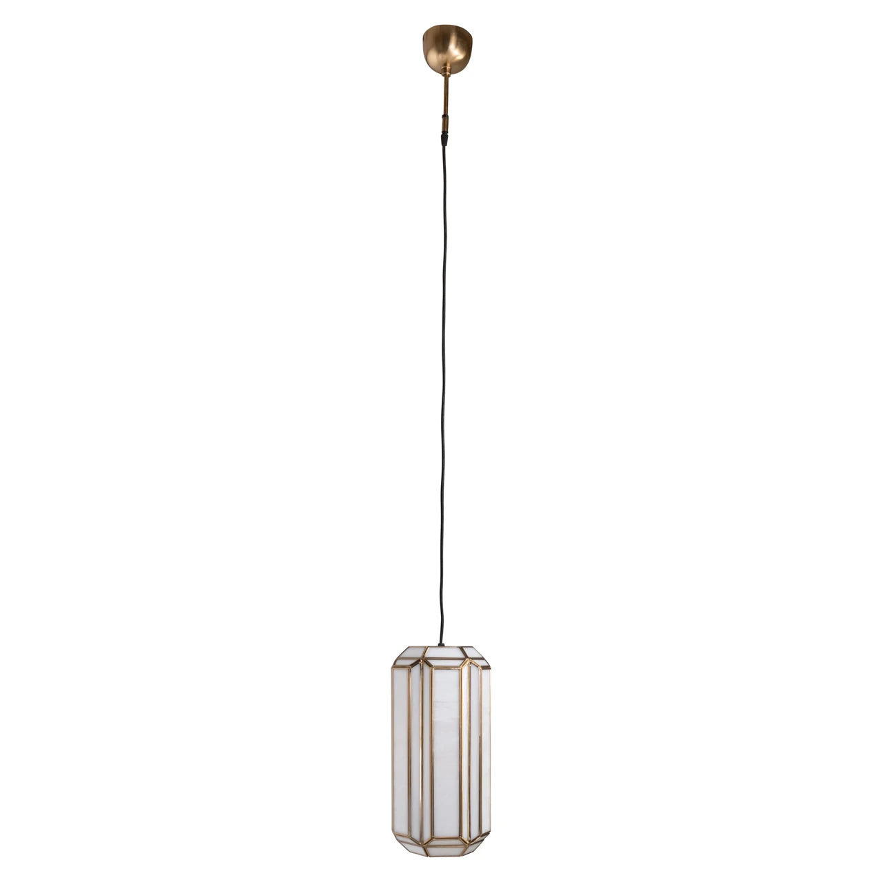 Lysekrone Elona messing antikk Richmond Interiors Taklampe