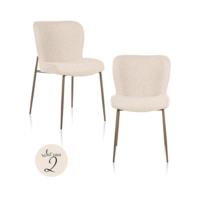 Spisebordsstol Odarby biscotti sett med 2 Richmond Interiors Spisestol