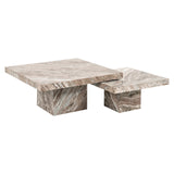 Salongbord Rashford Blush beige sett med 2 Richmond Interiors Sofabord