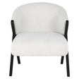 Lounge chair Mia hvit bouclé Richmond Interiors Lenestol