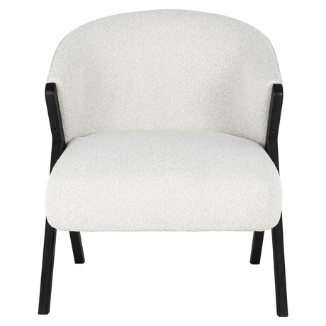 Lounge chair Mia hvit bouclé Richmond Interiors Lenestol