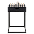 Endebord Davos svart Richmond Interiors Sidebord