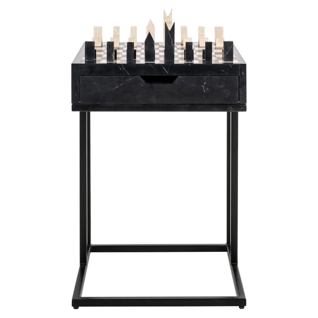 Endebord Davos svart Richmond Interiors Sidebord