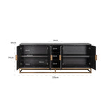 Sideboard Blackbone Brass svart rustikk Richmond Interiors Skjenk