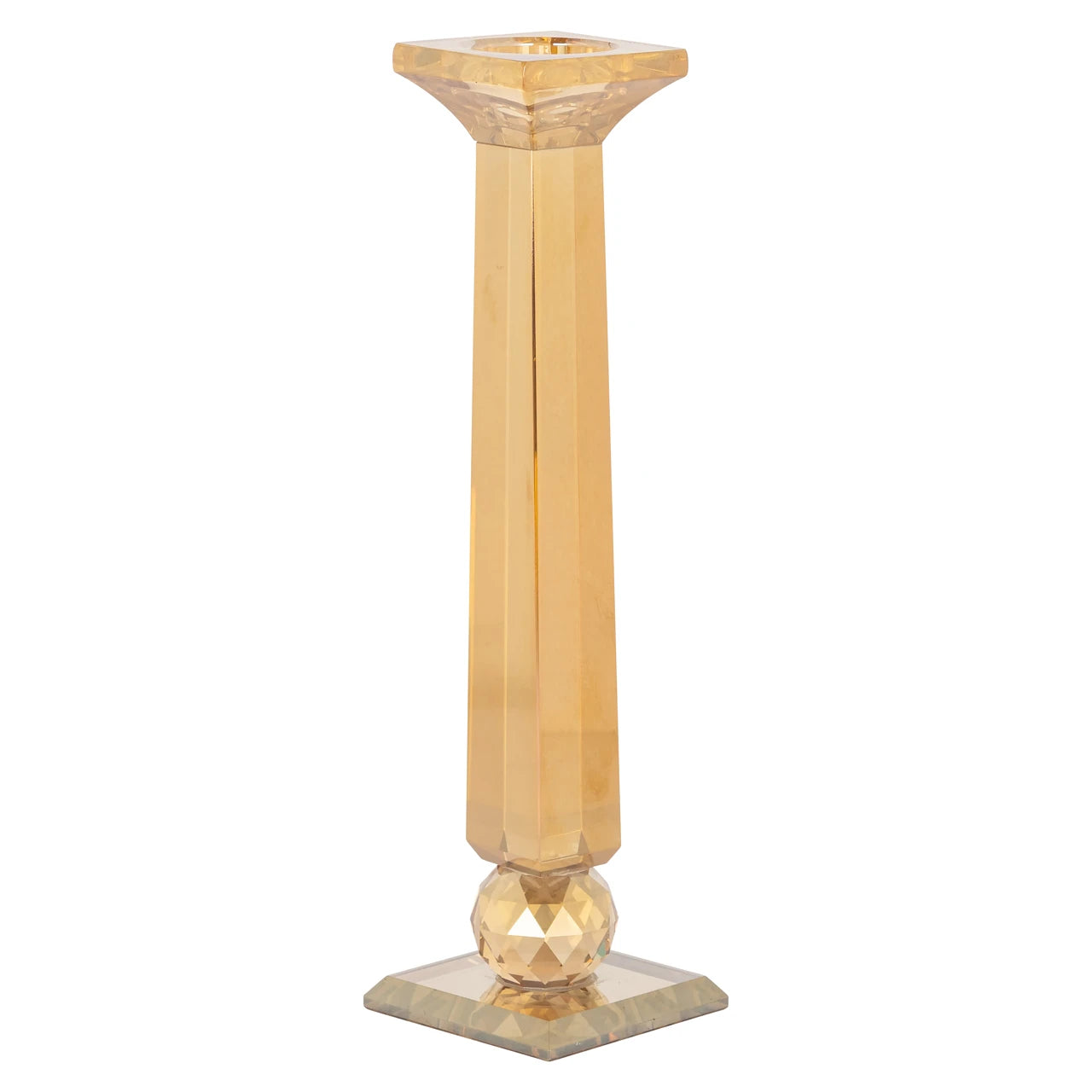 Lysestake Milou amber liten Richmond Interiors Lysestake