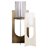 Hurricane light Dalou gold large Richmond Interiors Lanterne og lysglass