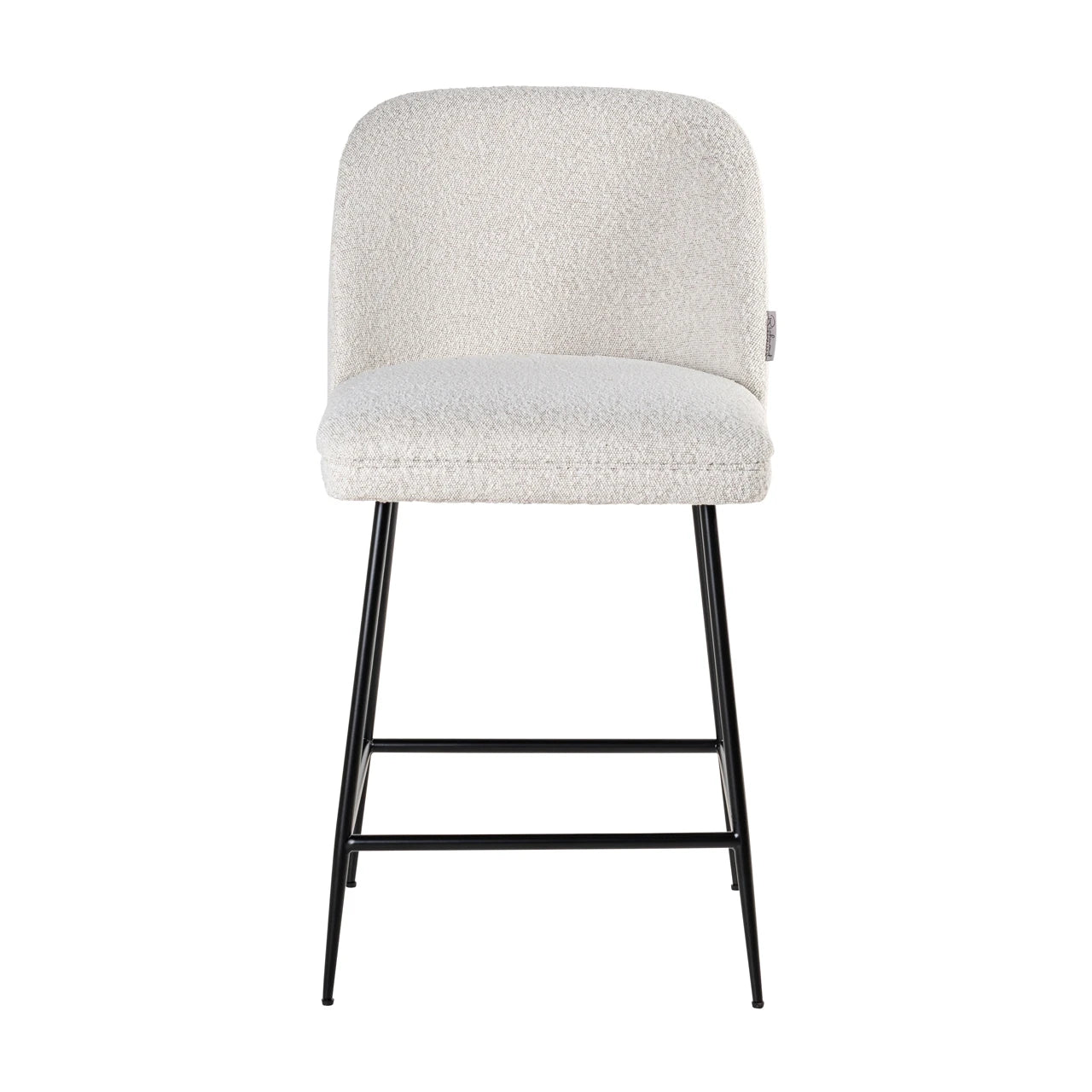 Counterkrakk Pullitzer hvit bouclé Richmond Interiors Barstol