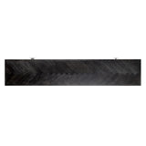 TV-benk Blackbone Silver svart rustikk 220 Richmond Interiors TV-benk