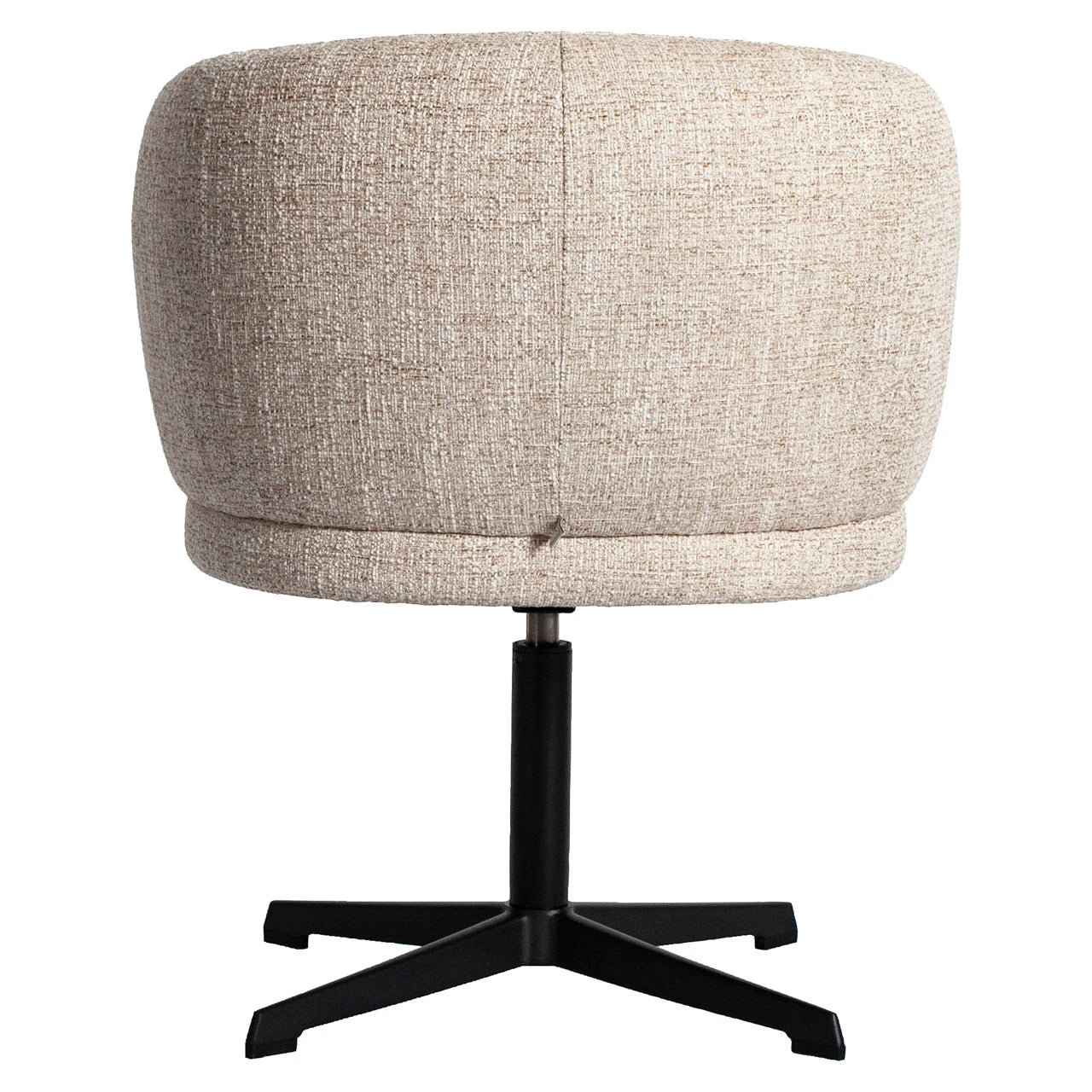 Spisestol Dinan kremfarget tweed flammehemmende - svingbar Richmond Interiors Spisestol