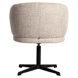 Spisestol Dinan kremfarget tweed flammehemmende - svingbar Richmond Interiors Spisestol