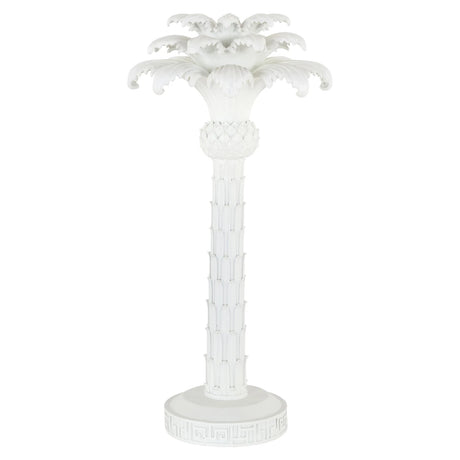 Lysestake Palma hvit stor Richmond Interiors Lysestake