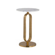 Endebord Celine børstet gull Richmond Interiors Sidebord