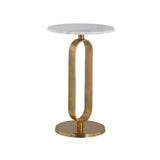 Endebord Celine børstet gull Richmond Interiors Sidebord