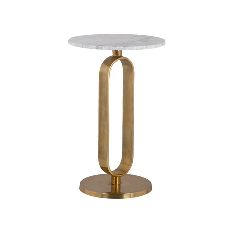 Endebord Celine børstet gull Richmond Interiors Sidebord