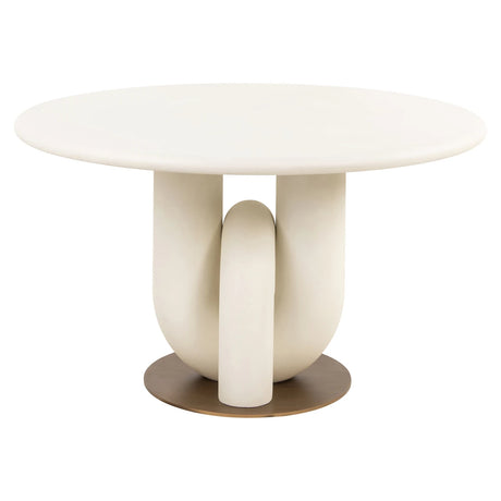 Spisebord Winslow white 135Ø Richmond Interiors Spisebord