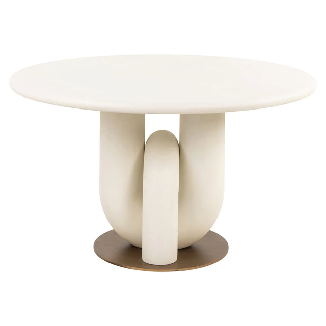 Spisebord Winslow white 135Ø Richmond Interiors Spisebord