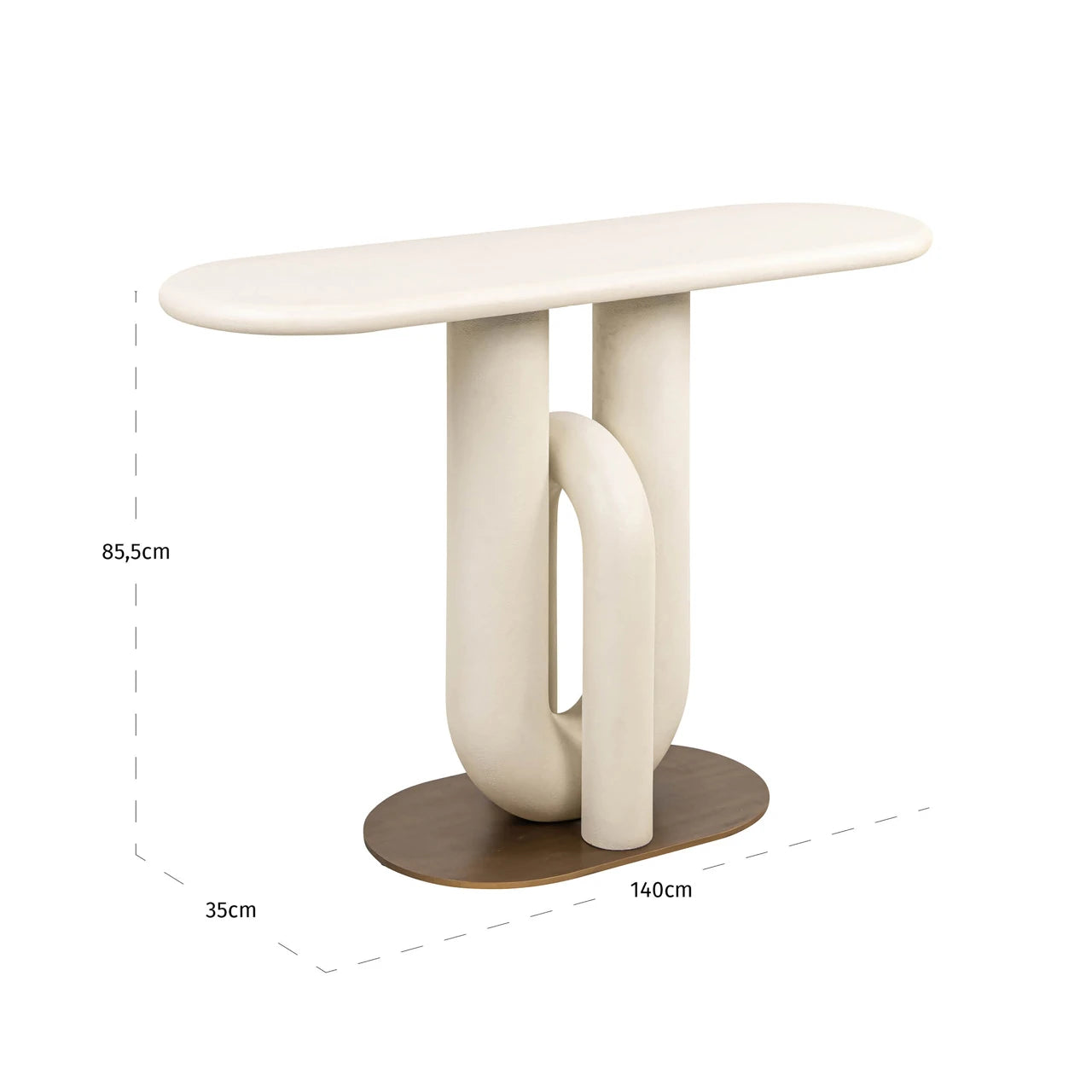Console Winslow white Richmond Interiors Konsollbord