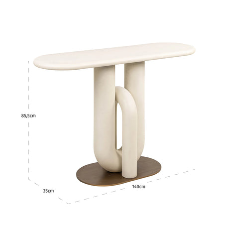 Console Winslow white Richmond Interiors Konsollbord