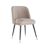 Spisestol Alicia khaki fløyel flammehemmende Richmond Interiors Spisestol