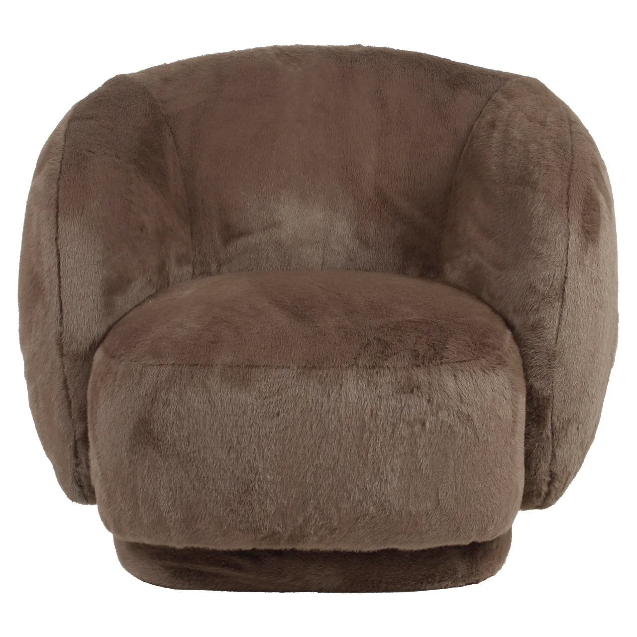 Lounge chair Negreslo brun fluffy Richmond Interiors Lenestol