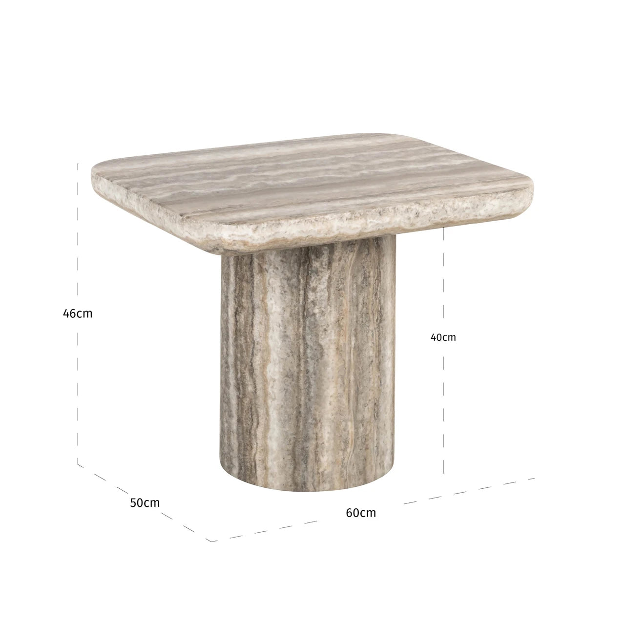 End table Dulce grå denizly Richmond Interiors Sidebord