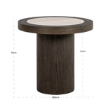 Endebord Nando brun Richmond Interiors Sidebord