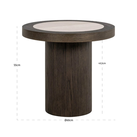 Endebord Nando brun Richmond Interiors Sidebord