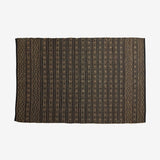 FARAH-teppe av bomull og sjøgress, 240x160 cm - sort/naturlig Nordal CARPETS