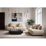 Sofa Tudor natural boldvevd 2,5-seter med flyttbar ryggstøtte Richmond Interiors Sofa