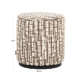 Pouffe & Footstool Lexie cream 45Ø Richmond Interiors Pall