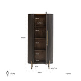 Oppbevaringsskap Luxor brun Richmond Interiors Skap