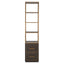Utstillingsskap Carter brun lite 2 skuffer Richmond Interiors Vitrineskap