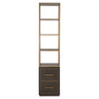 Utstillingsskap Carter brun lite 2 skuffer Richmond Interiors Vitrineskap