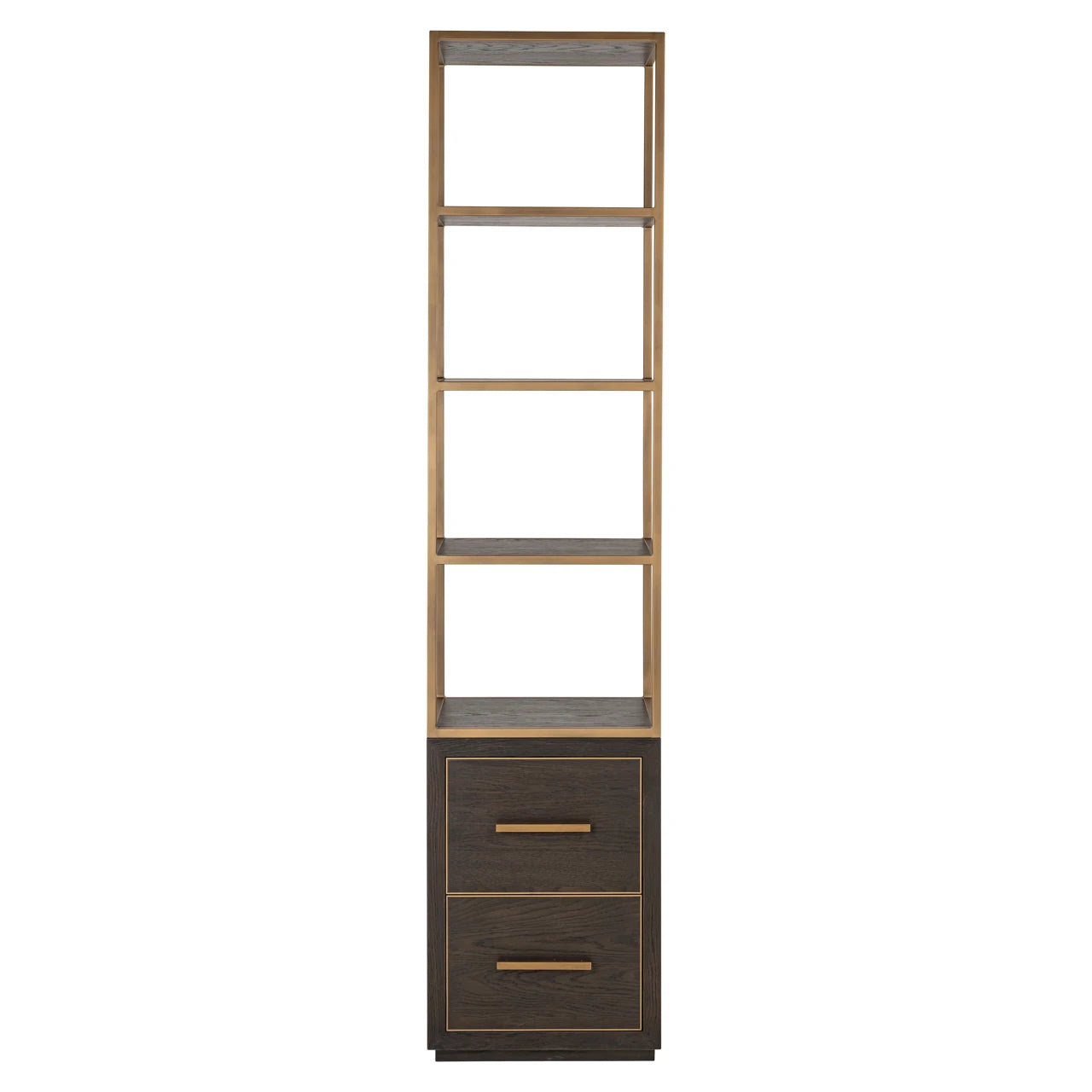 Utstillingsskap Carter brun lite 2 skuffer Richmond Interiors Vitrineskap