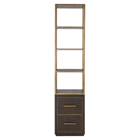 Utstillingsskap Carter brun lite 2 skuffer Richmond Interiors Vitrineskap